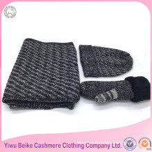 2016 Yiwu approvisionnement d&#39;usine kintted femmes hiver écharpe et chapeau ensemble